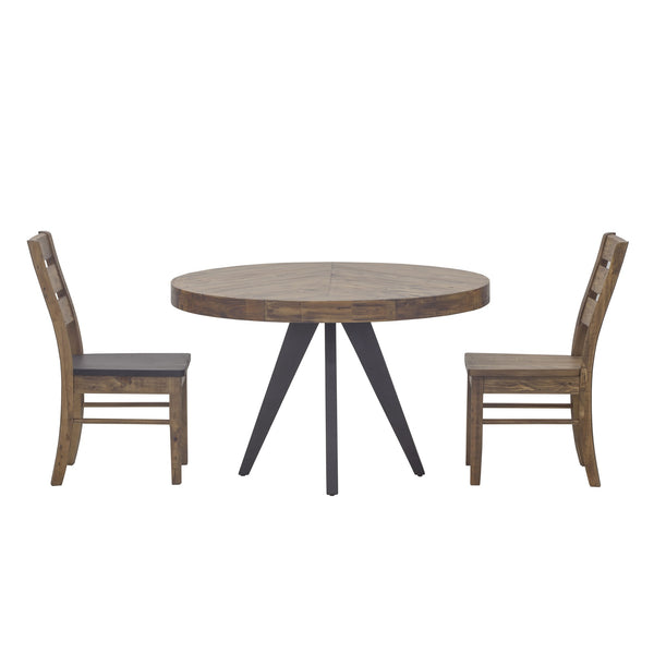 Moe's Parq Round Dining Table in Amber