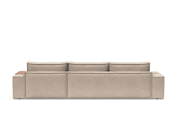 NEWILLA SOFA BED W/LOUNGER 57"X118", W/WIDE ARM RESTS