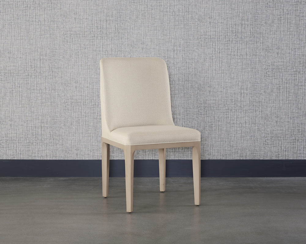 ELISA DINING CHAIR - LIGHT OAK - MAINZ CREAM