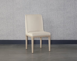 ELISA DINING CHAIR - LIGHT OAK - MAINZ CREAM