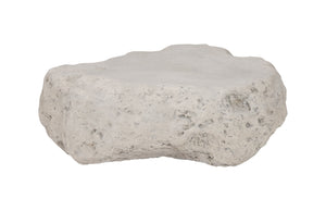 Cast Boulder Coffee Table, Roman Stone, Smallall
