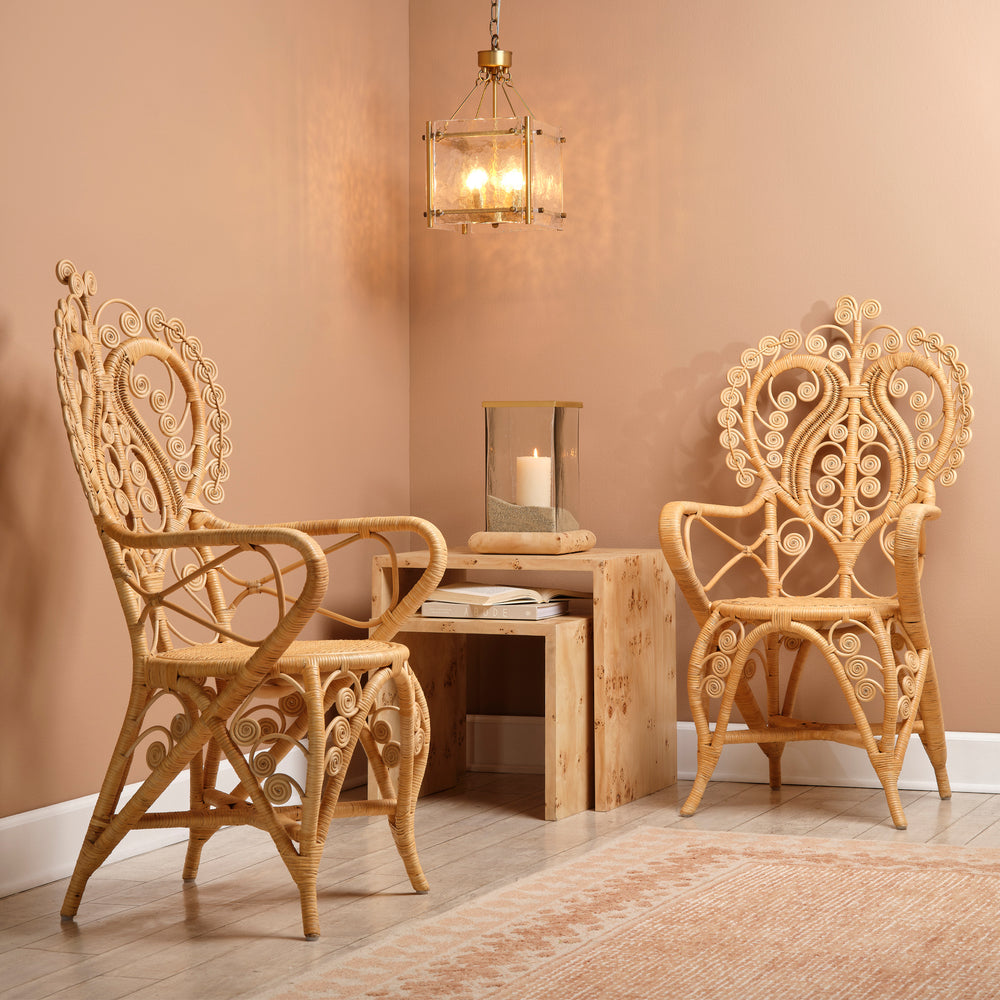  Hibiscus Rattan Arm Chair