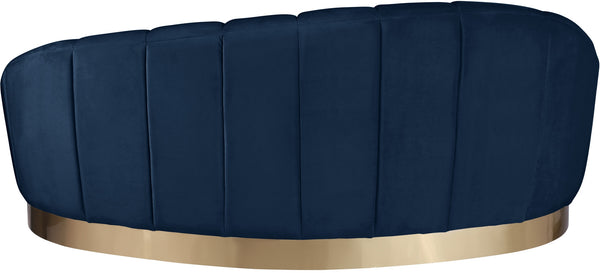 Jesse Chaise In Navy Velvet