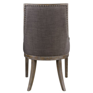 Aidrian Charcoal Gray Accent Chair