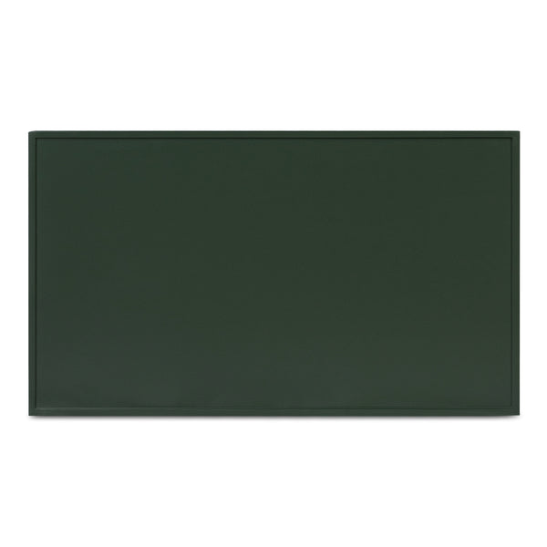 Reagan 3-Drawer Nightstand in Deep Green with Metal Handles