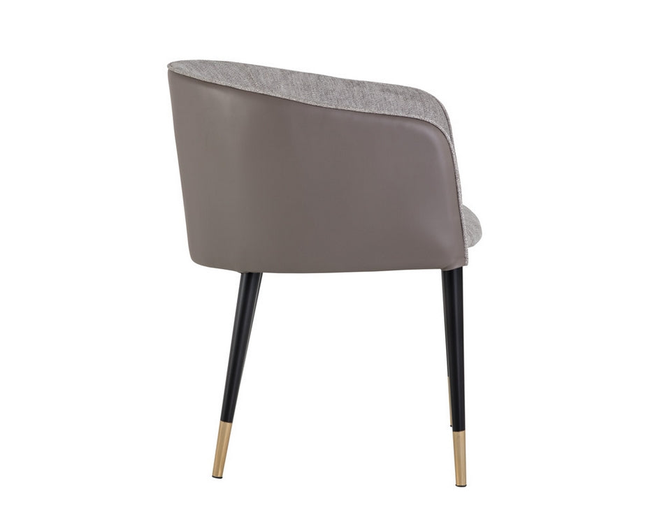 Asher Dining Chair - Flint Grey / Napa Taupe