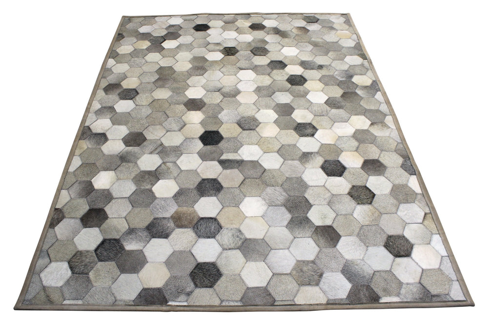 Hairon Leather Rug - No Padding