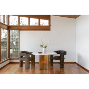 Moe's Elo Armchair in Black Polyester
