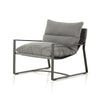 Avon Outdoor Sling Chair In Charcoal