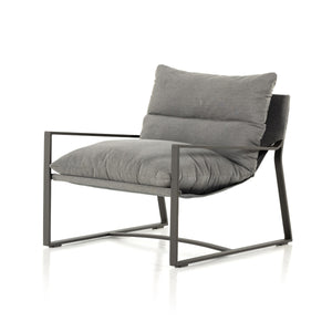 Avon Outdoor Sling Chair In Charcoal