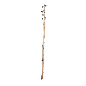Birch Pole with Cube Pivot Wall Play