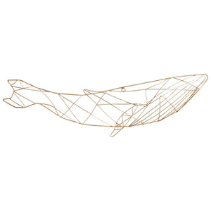 Whale Of A Wall Art in Gold