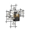 Garroway 2 Light Wall Sconce in Matte Black Finish