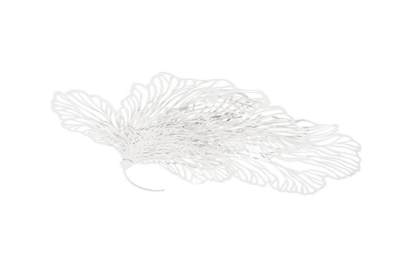 Butterfly Wall Art, White, Large
