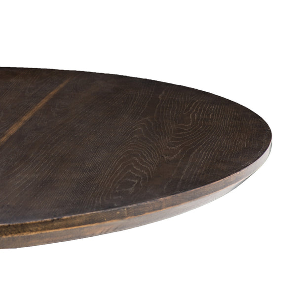Powell Dining Table 55" In English Brown Oak