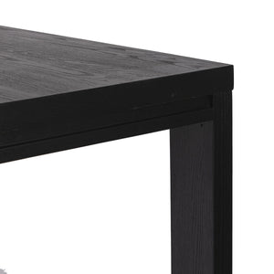 Millie Dining Table - Drifted Matte Black Veneer