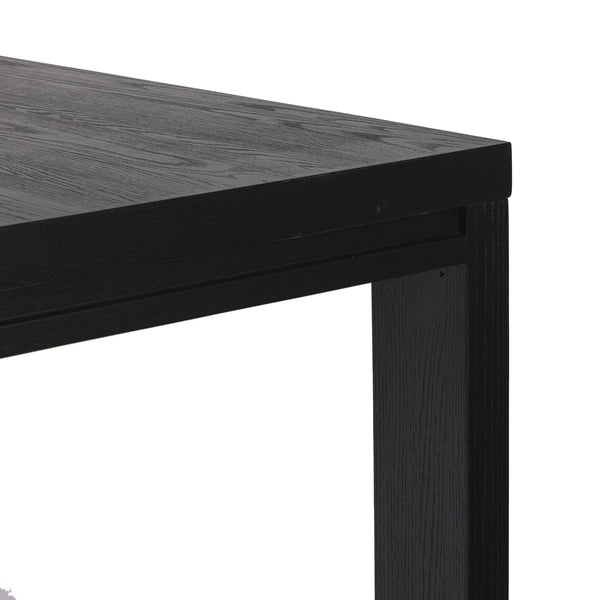 Millie Dining Table - Drifted Matte Black Veneer