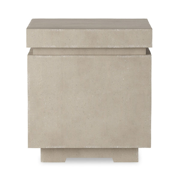Posen Outdoor Square Propane Enclosure In Natural Concrete