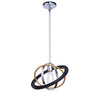Cosmic CL15111 Pendant in Dark Bronze, Chrome, Satin Brass