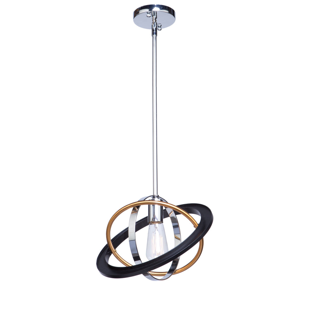 Cosmic CL15111 Pendant in Dark Bronze, Chrome, Satin Brass