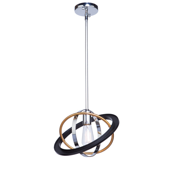 Cosmic CL15111 Pendant in Dark Bronze, Chrome, Satin Brass