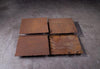 Galvanized Square Wall Tiles, Set of 4, Resin, Rus