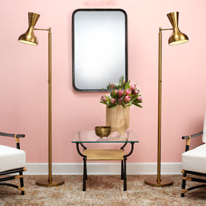 Principle Iron Wall Mirror, Black
