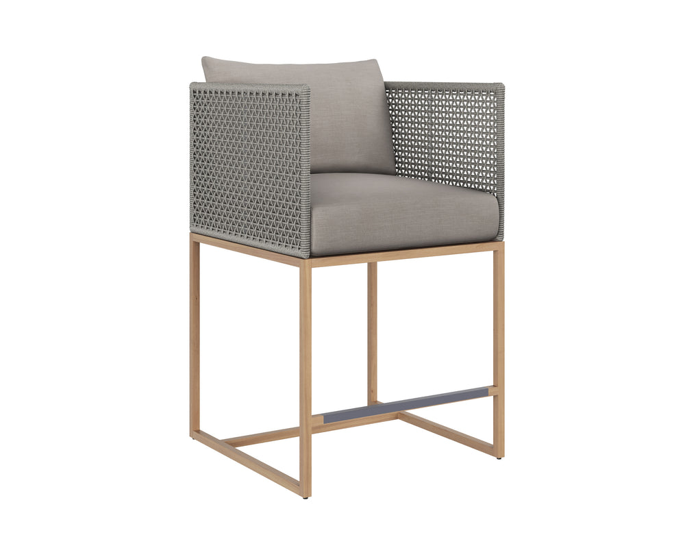 CRETE COUNTER STOOL - NATURAL - PALAZZO TAUPE