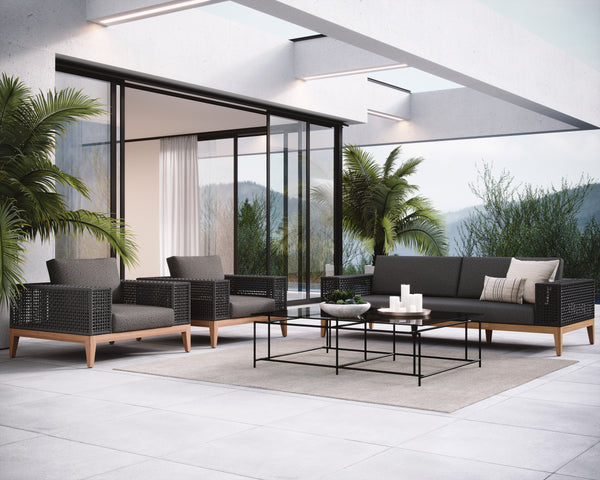 SALERNO ARMCHAIR - GRACEBAY GREY