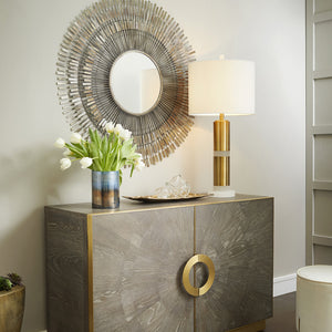 Reina Vase in Pyrite