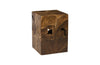 Teak Slice Side Table
