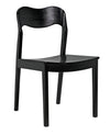 Weller Sungkai/Mindi Chair in Charcoal Black