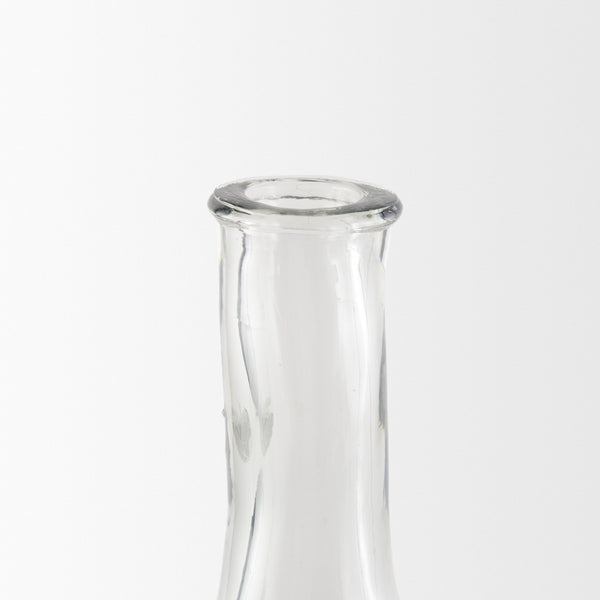 Troian Large Rattan Wrapped Glass Bottle