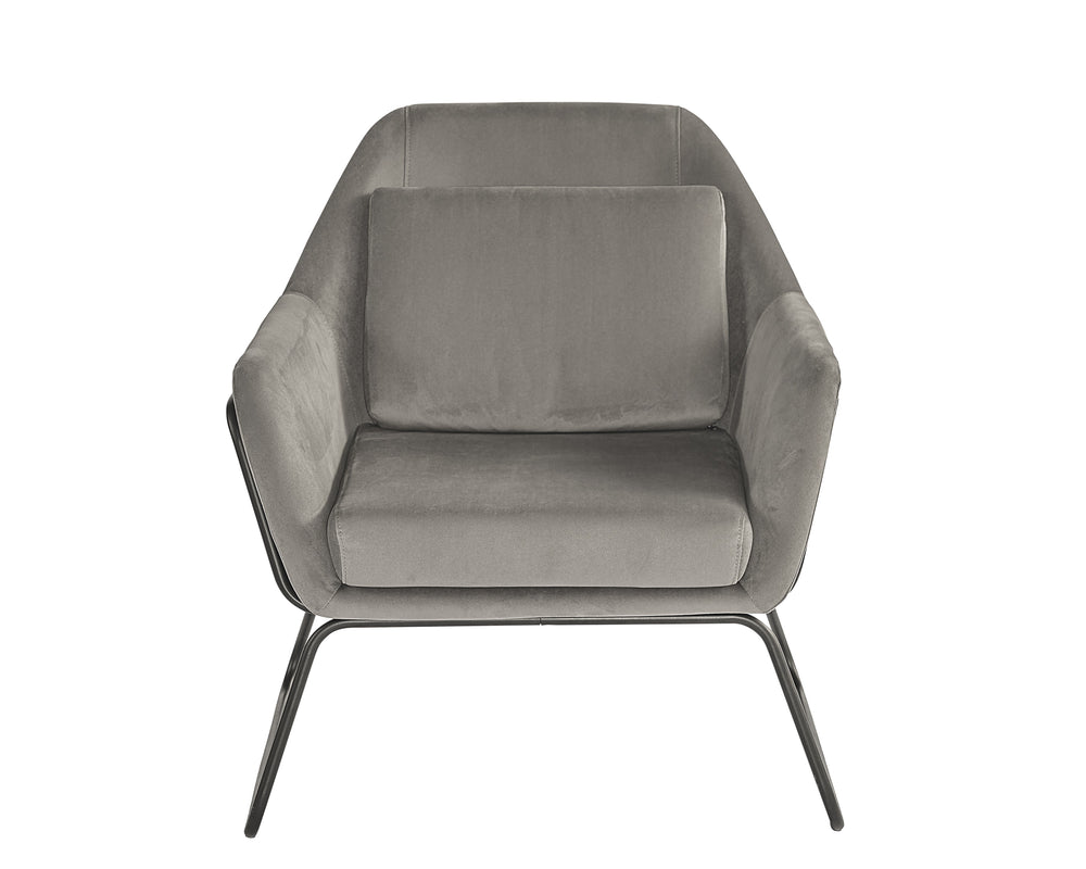 Watts Armchair - Black - Antonio Charcoal
