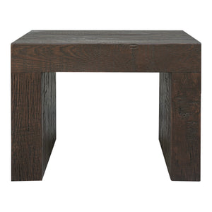 Evander Dining Stool in Rustic Brown Oak