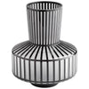 Lined Up Vase in Black