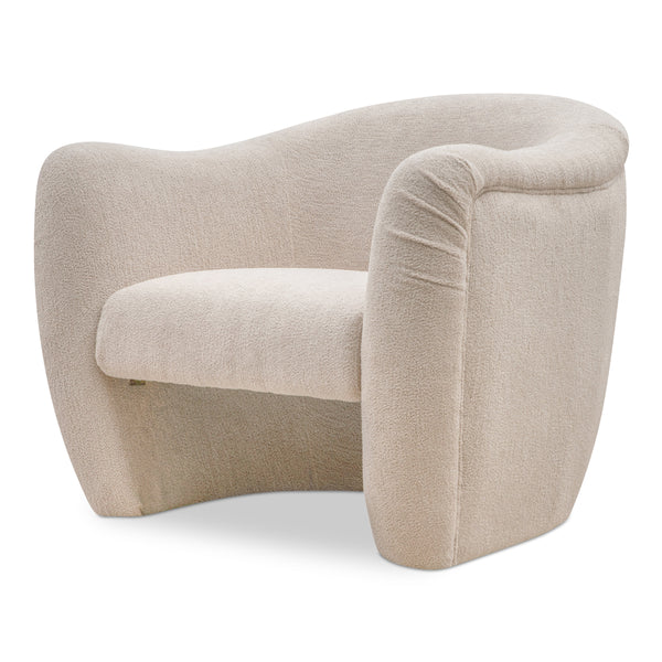 Moe's Domino Accent Chair in Beige