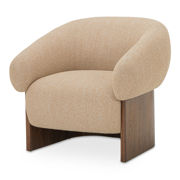 Moe's Otto Accent Chair in Flecked Tan