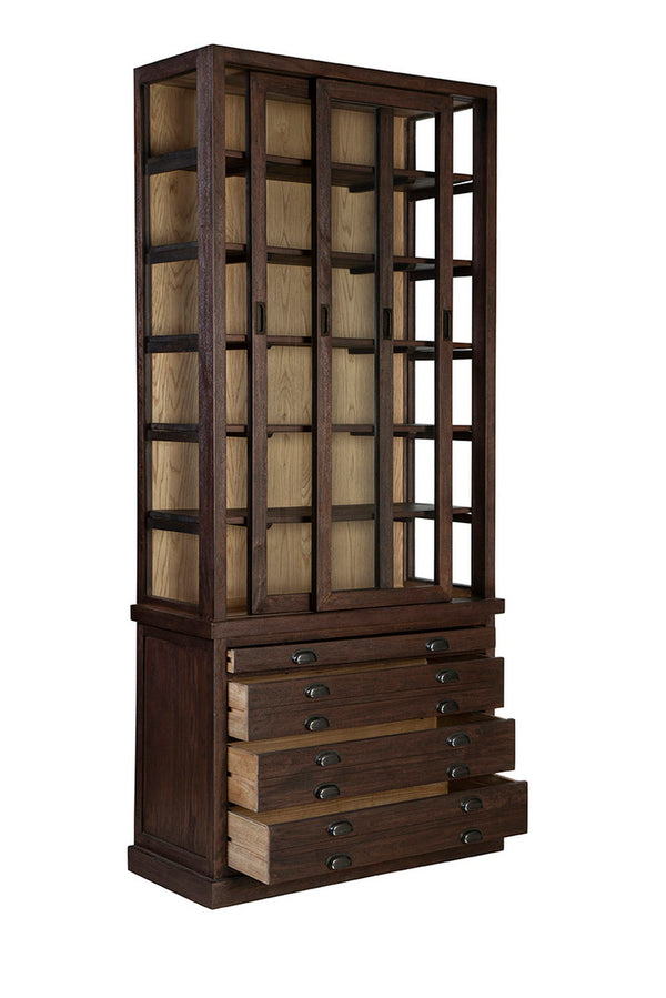 Brown Single Balmoral Cabinet
