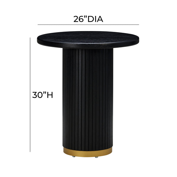 Chelsea Black Oak Entry Table