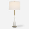 Annora Glossy White Table Lamp