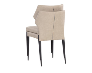 JAMES STACKABLE DINING CHAIR - BOUNCE STONE
