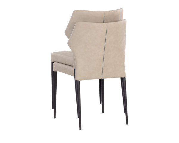 JAMES STACKABLE DINING CHAIR - BOUNCE STONE