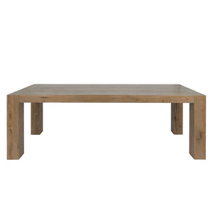 Kingston Solid Wood Dining Table - Cafe Brown