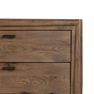 Glenview 6 Drawer Dresser In Weathered Oak