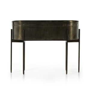 Jed Large Planter In Weathered Brass