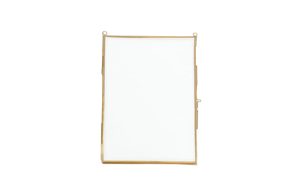 Brass & Glass Photo Frame Small