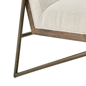 Marlow Fabric Accent Chair In Cardiff Cream