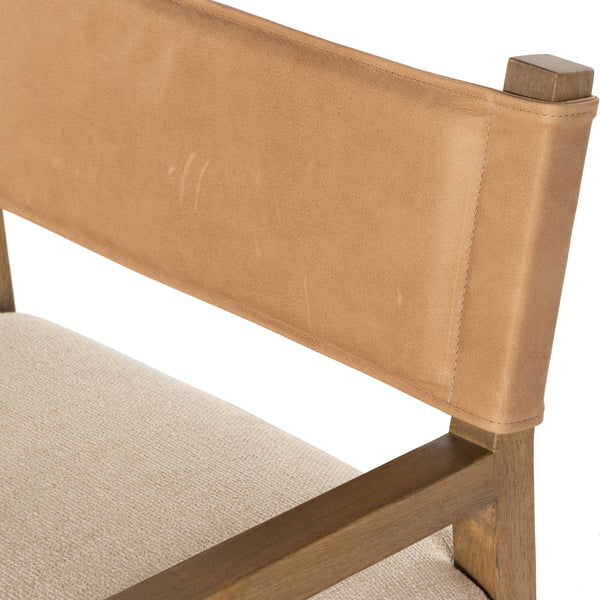 Ferris Dining Armchair In Winchester Beige