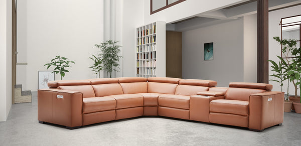 Killian Motion Sectional in Caramel